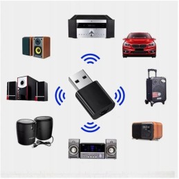 Bluetooth 5.0 Audio-vastaanotin USB | 3,5mm Jack | EDR | 10m