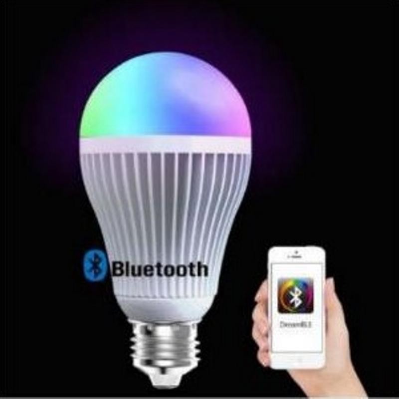 Älykäs Bluetooth RGB+W LED-lamppu | App-ohjaus | E27 9W | Musiikki- ja värivalot