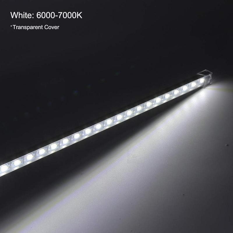 USB LED-valolista kytkimellä | 35cm Kylmän valkoinen | 500lm Alumiini