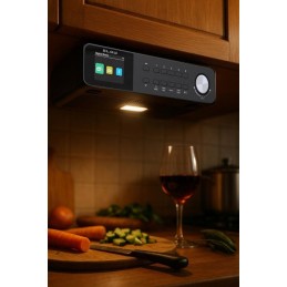 BLOW RK1 Keittiöradio DAB+/FM | Bluetooth | LED-valo | Kaapin alle asennettava