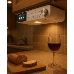 BLOW RK2 Keittiöradio DAB+/FM | Bluetooth | LED-valo | Kaapin alle