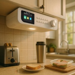 BLOW RK2 Keittiöradio DAB+/FM | Bluetooth | LED-valo | Kaapin alle