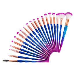 Sivellinsarja 20 kpl | Ammattimaiset meikkisiveltimet | Synteettinen karva