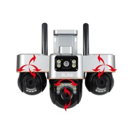 Valvontakamera Blow 6MP Wi-Fi | Kolmoiskamera | V380 PRO