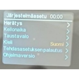 BLOW RK2 Keittiöradio DAB+/FM | Bluetooth | LED-valo | Kaapin alle