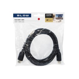 HDMI-kaapeli 1.4 Ethernet 5m | Kullattu liitin ja 4K-tuki