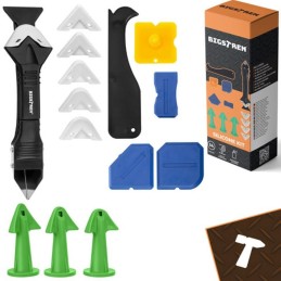 Bigstreen silikonityökalusarja | 14 osaa saumaukseen ja viimeistelyyn