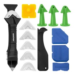 Bigstreen silikonityökalusarja | 14 osaa saumaukseen ja viimeistelyyn