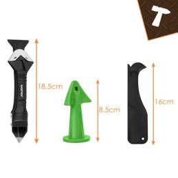 Bigstreen silikonityökalusarja | 14 osaa saumaukseen ja viimeistelyyn