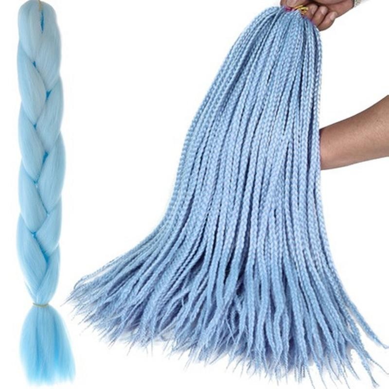 Synteettiset Kuituhiukset 60 cm | Lettihiukset | Ponnarilisäke