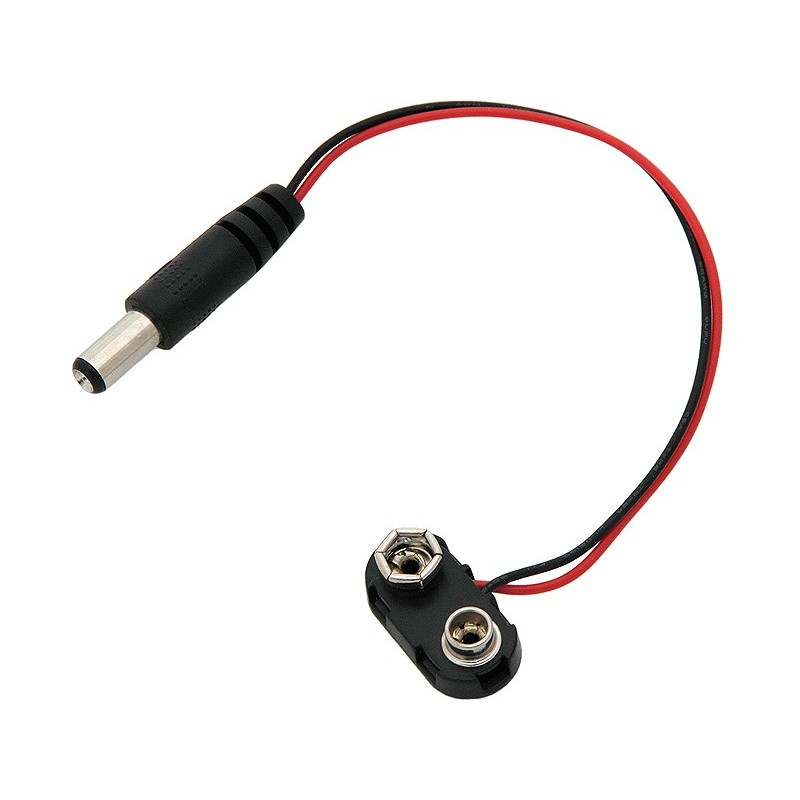 Paristosovitin 9V 6F22 – DC 2,1/5,5 mm | Kätevä virtalähderatkaisun adapteri