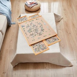 Puinen Palapelialusta 1500 Palalle | 4 Lajittelulaatikkoa