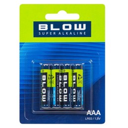 BLOW AAA LR3 alkaliparistot | 4 kpl pakkaus 1,5V