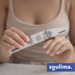 Soulima kynsiviila 100/180 | 100 kpl suurpakkauksen Slim Zebra -vene