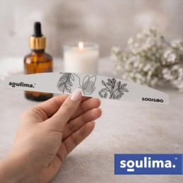 Soulima kynsiviila 100/180 | 100 kpl suurpakkauksen Slim Zebra -vene