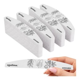 Soulima kynsiviila 100/180 | 100 kpl suurpakkauksen Slim Zebra -vene