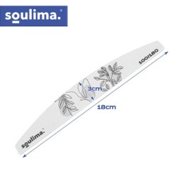 Soulima kynsiviila 100/180 | 100 kpl suurpakkauksen Slim Zebra -vene
