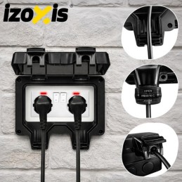 Vesitiivis ulkopistorasia IP66 | Kaksiosainen 230V 16A