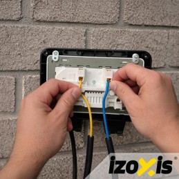 Vesitiivis ulkopistorasia IP66 | Kaksiosainen 230V 16A