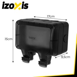 Vesitiivis ulkopistorasia IP66 | Kaksiosainen 230V 16A