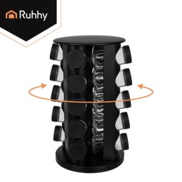 Mausteteline 20 osaa | 360° pyörivä maustehylly