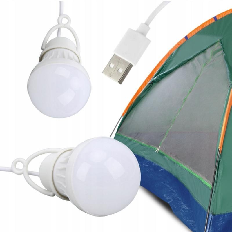 USB-LED-Lamppu 5W Koukulla | Retkivalo & Varavirtalähdevalo