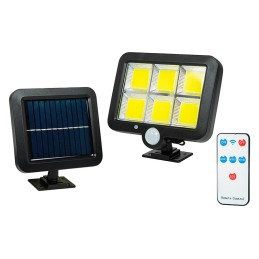 LED-aurinkokennovalaisin Blow 30W | Liiketunnistin & hämäräkytkin