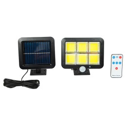 LED-aurinkokennovalaisin Blow 30W | Liiketunnistin & hämäräkytkin