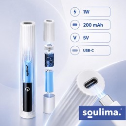 Mini UV-kynsilamppu Soulima | Langaton + teline | LCD-näyttö