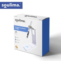 Mini UV-kynsilamppu Soulima | Langaton + teline | LCD-näyttö