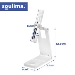 Mini UV-kynsilamppu Soulima | Langaton + teline | LCD-näyttö