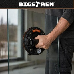 Tyhjiöimukuppi manometrillä Bigstren 2 kpl | 200 kg kantoerä