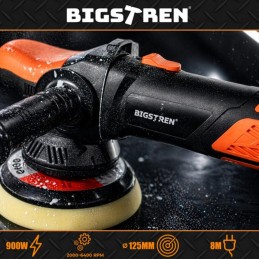 Bigstren Dual Action kiillotuskone 900W | 125/150 mm | 8 m johto