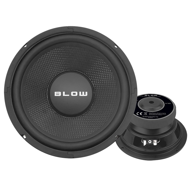 Autokaiutin Woofer 6,5" | BLOW | 200W | 165mm | Bassokaiutin