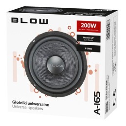 Autokaiutin Woofer 6,5" | BLOW | 200W | 165mm | Bassokaiutin