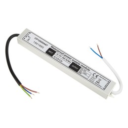 Vedenpitävä LED-virtalähde 12V 1.67A 20W | Slim IP67