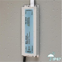 Vedenpitävä LED-virtalähde 12V 2A 24W | Ultra Slim IP67