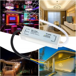Vedenpitävä LED-virtalähde 12V 2A 24W | Ultra Slim IP67
