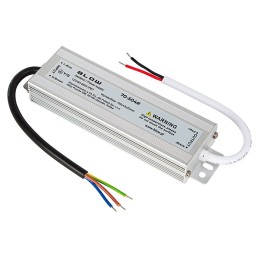 Vedenpitävä LED-virtalähde 12V 5A 60W Ultra Slim IP67 | BLOW