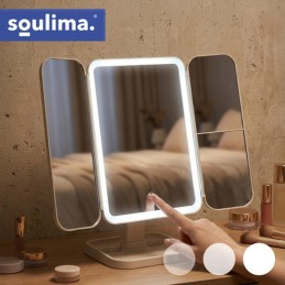 Taitettava LED-kosmetiikkapeili