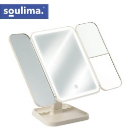 Taitettava LED-kosmetiikkapeili