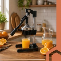 Vipukäyttöinen mehupuristin 40 cm | Valurautainen sitruspuristin