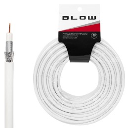 Koaksiaalikaapeli RG6U CCS 30m 75 Ohm | Antennikaapeli tuplasuojattu
