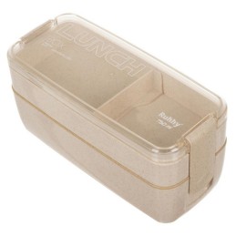 Ekologinen eväsrasia lusikalla ja haarukalla | 2-kerroksinen Lunchbox 750ml