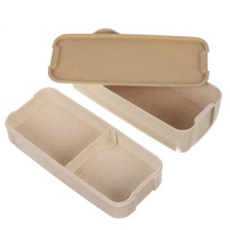 Ekologinen eväsrasia lusikalla ja haarukalla | 2-kerroksinen Lunchbox 750ml