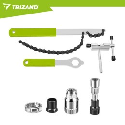 Trizand Polkupyörän Työkalusarja 7-osainen | Keskiötyökalu & Ketjuavain