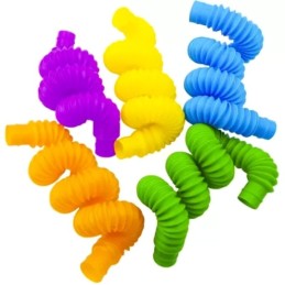 Sensory Tubes Aistiputket 20 kpl | Joustavat sensoriset leluputket