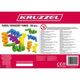 Sensory Tubes Aistiputket 20 kpl | Joustavat sensoriset leluputket