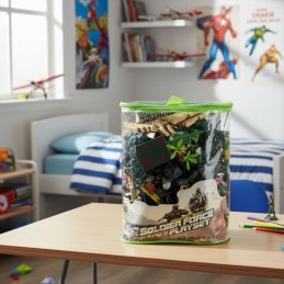 Sotilasleikkisetti 300 osaa matkalaukussa | Suuri sotilaslelu lapsille