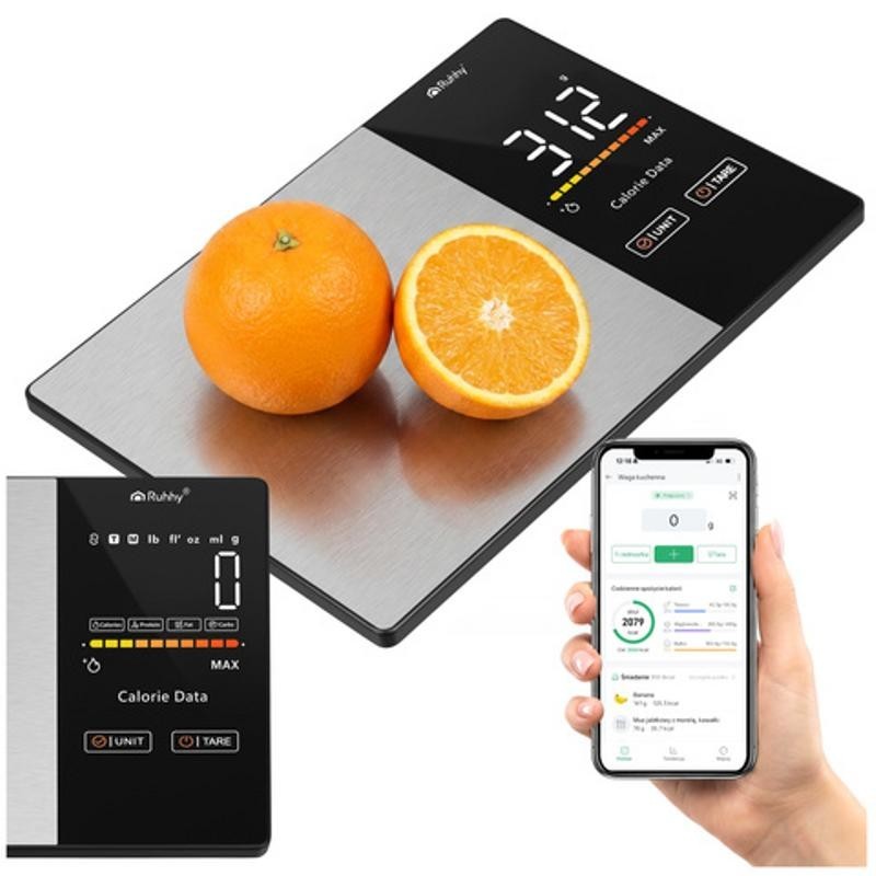 Älykäs Keittiövaaka Bluetooth 5kg/1g | Digitaalinen dieettivaaka